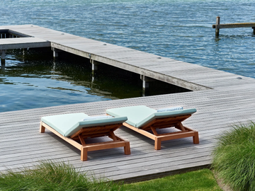 GIJS - Recliner sun lounger by Piet Boon - view 3